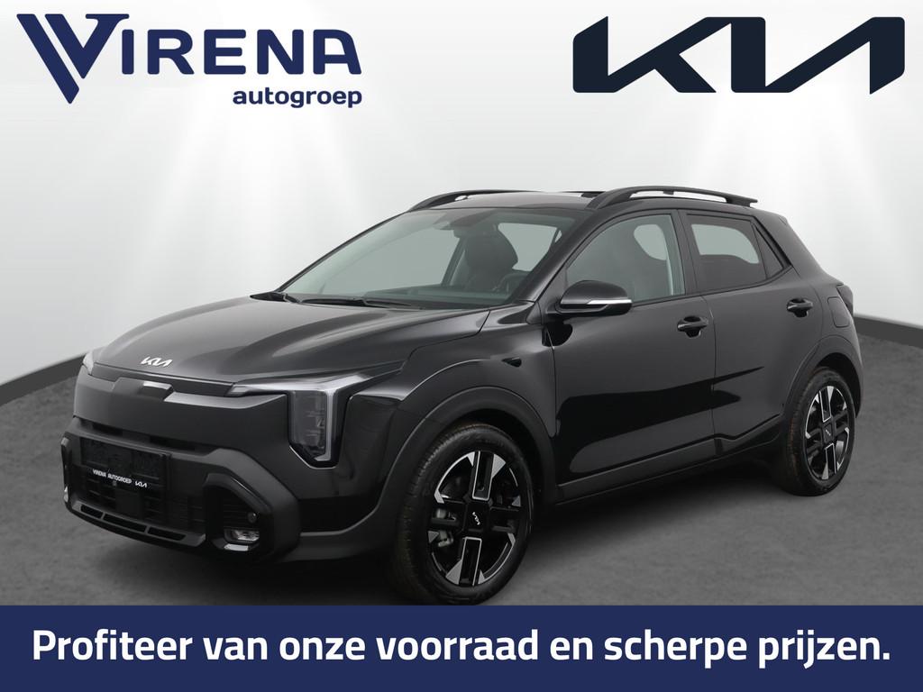 Kia Stonic 1.0 T-GDi MHEV GT-Line Automaat - Prijs incl inru, Auto's, Kia, 12 maanden, Zwart, Zwart, 3 cilinders