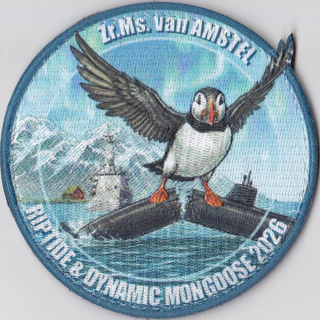 Patch 860 Squadron, NH-90, Riptide/Dynamic Mongoose 2026, Verzenden, Nieuw, Patch, Badge of Embleem
