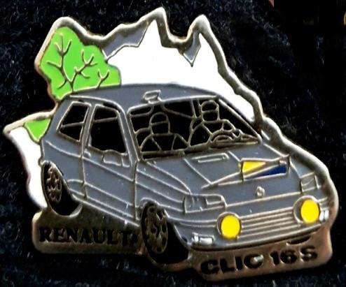 Renault Clio 16 S pin, Verzenden, Nieuw, Transport, Speldje of Pin