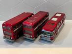 Vintage Blikken speelgoed Dubbeldekker Bussen – Set van 3, Verzenden