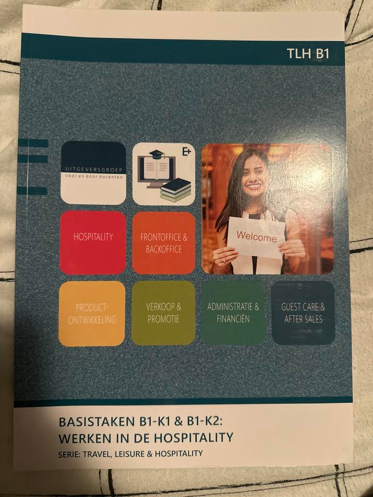 Schoolboek Werken in de Hospitality MBO, Ophalen of Verzenden, Zo goed als nieuw, Overige niveaus, Overige vakken