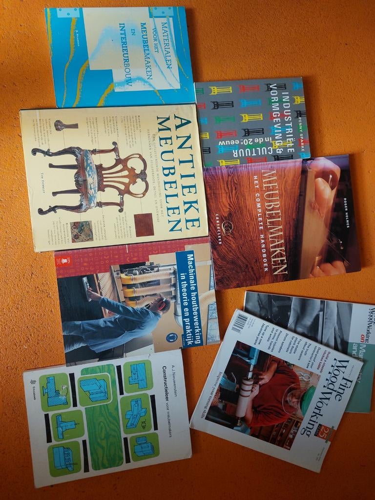 Meubelmaken/ houtbewerking boeken allerlei, Ophalen, Zo goed als nieuw, Houtbewerking