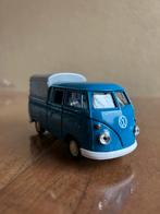 Welly Nex VW T1 Double Cabin Pickup, Blauw, Hobby en Vrije tijd, Modelauto's | 1:43, Ophalen of Verzenden, Zo goed als nieuw, Auto