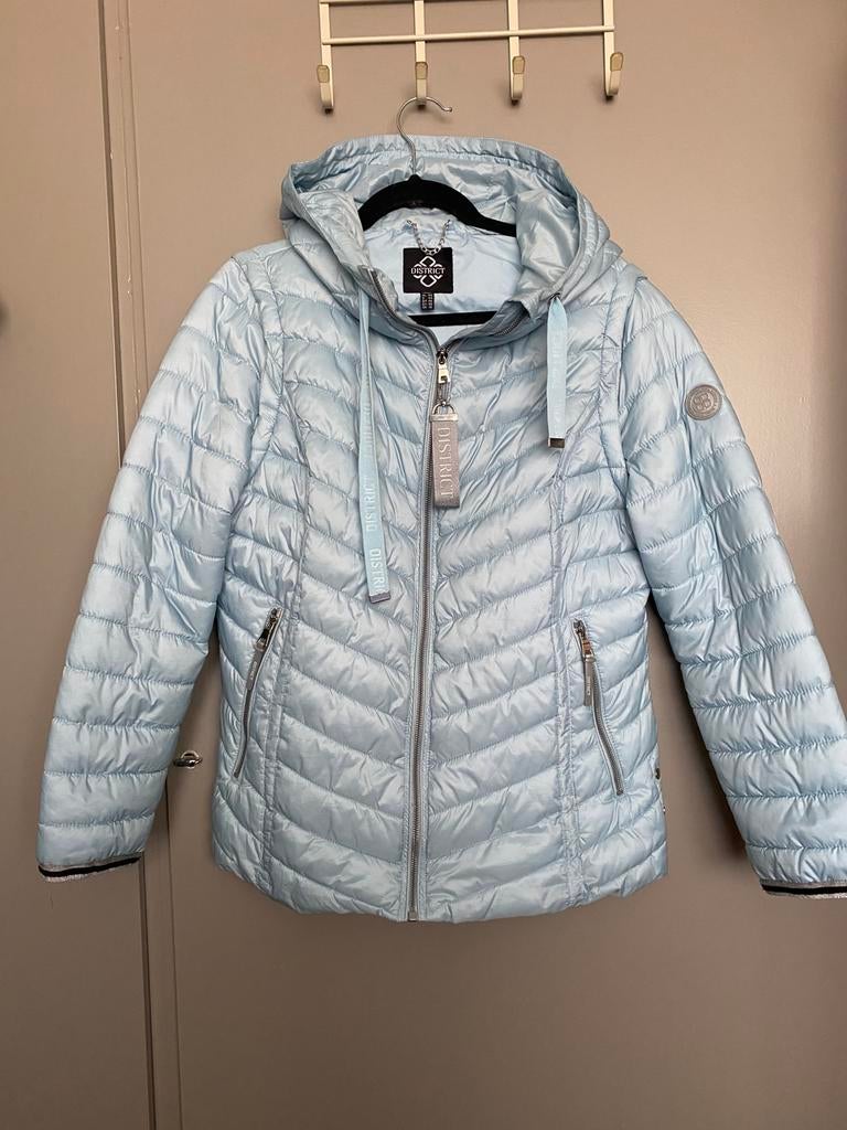 District jas/bodywarmer maat 44, Ophalen of Verzenden, Zo goed als nieuw, Maat 42/44 (L), Blauw