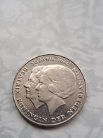 2.5 gulden met dubbele kop Juliana Beatrix, Postzegels en Munten, Munten | Nederland, Ophalen of Verzenden, Koningin Beatrix, 1 gulden