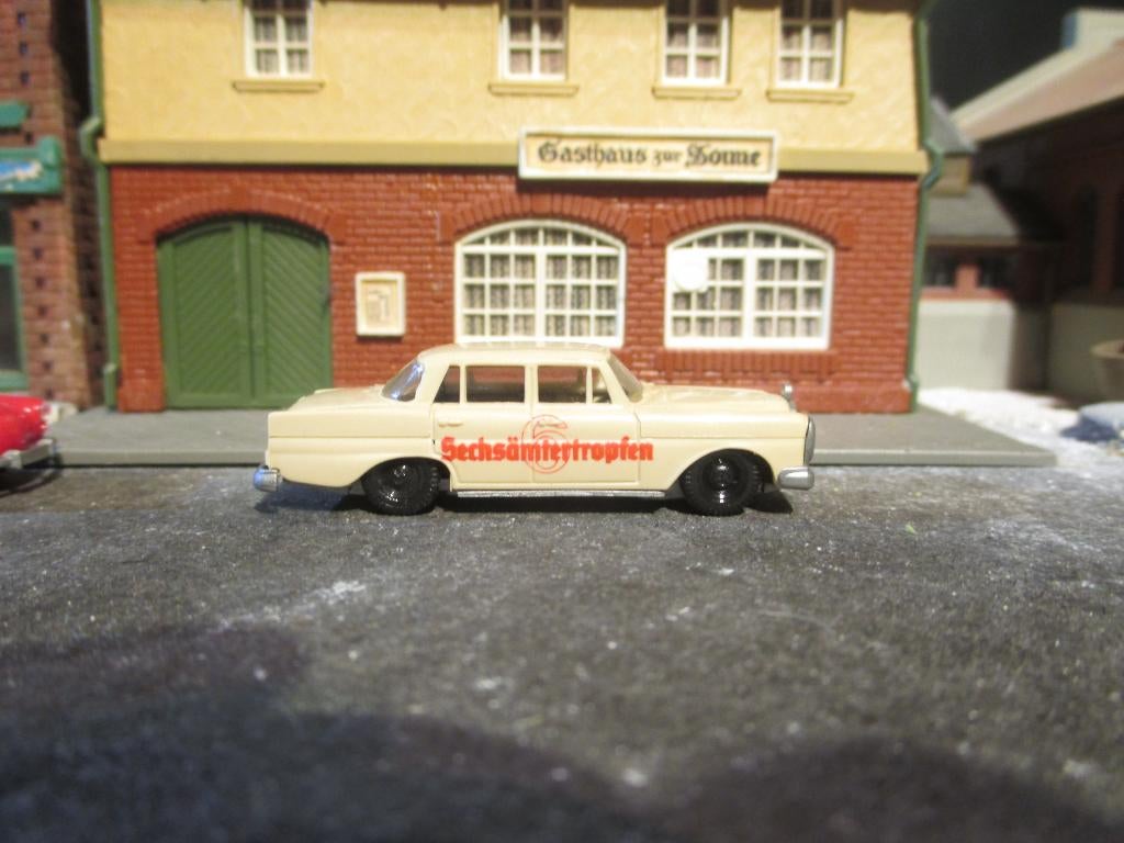 Mercedes Benz W111 - PreP Sechssämtertropfen reclamemodel, Ophalen of Verzenden, Zo goed als nieuw, Auto, Overige merken