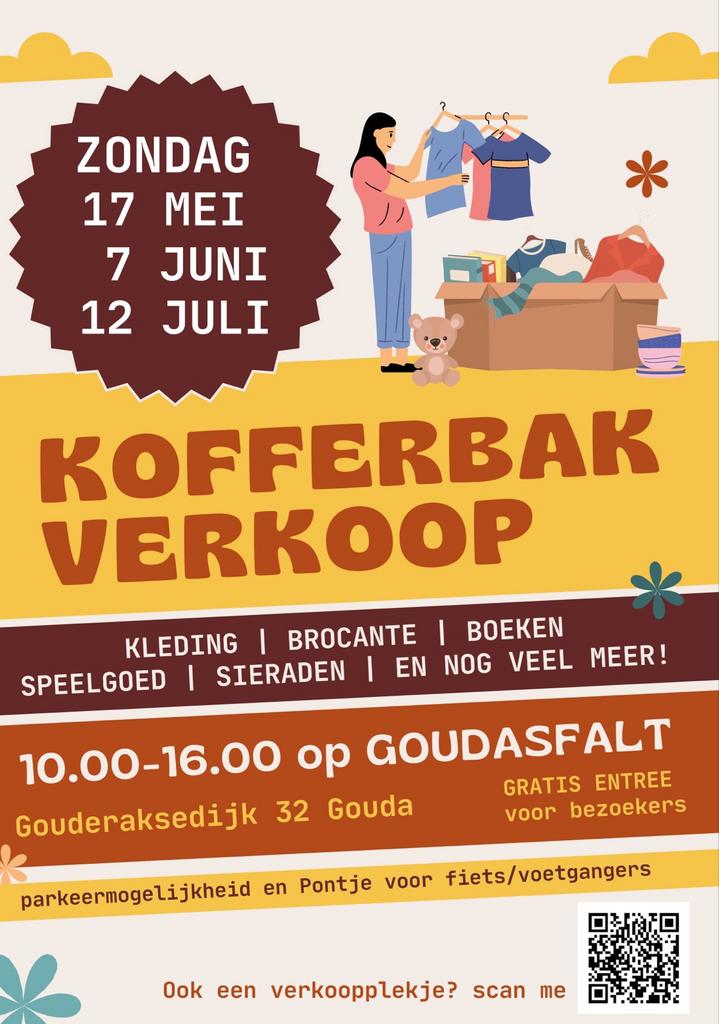 Kofferbak Verkoop Gouda, Diversen, Ophalen