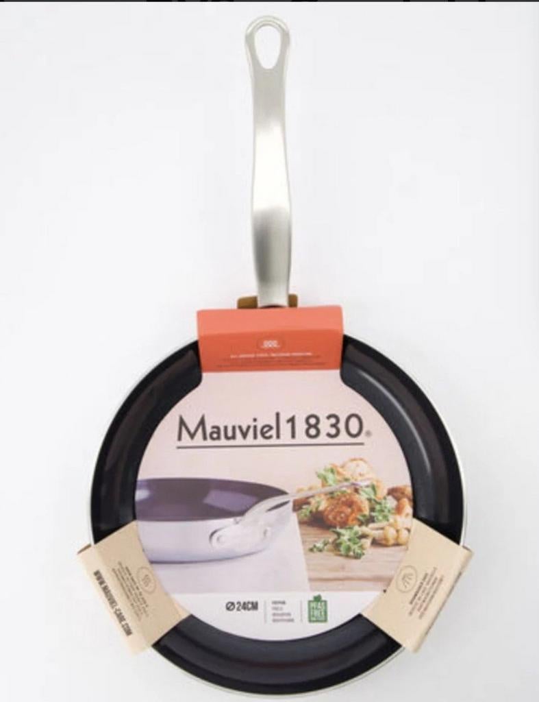 Mauviel 1830 Koekenpan 28cm - Nieuw, Overige materialen, Nieuw, Ophalen of Verzenden, Keramische plaat