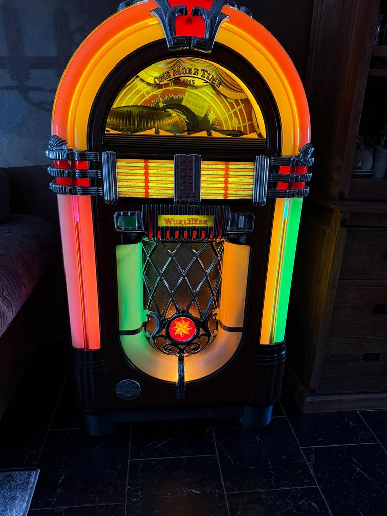 Wurlitzer OMT 1015 CD Jukebox (100 CD) – Zeer nette staat!, Verzamelen, Ophalen, Zo goed als nieuw, 1970 tot heden, Wurlitzer