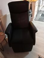 Mooie zwarte relax fauteuil, Huis en Inrichting, Fauteuils, Gebruikt, Ophalen of Verzenden, 75 tot 100 cm, Modern