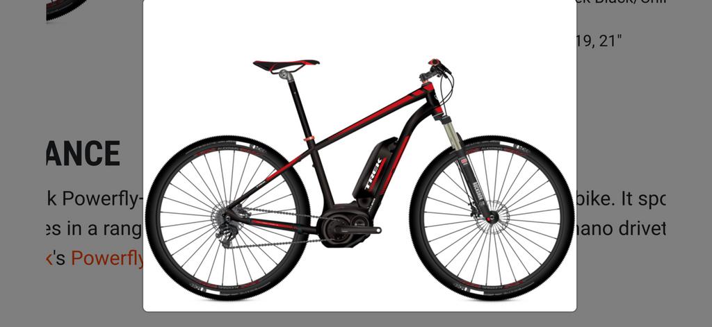 Trek powerfly electrische mountainbike 2016, Ophalen, Gebruikt