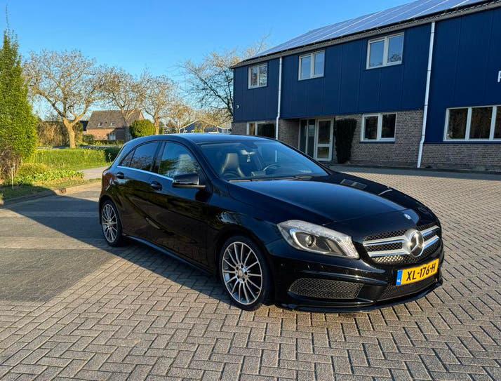 Mercedes-Benz A Klasse 180 CDI zwart, Auto's, Zwart, 4 cilinders, Diesel, 140 €/maand