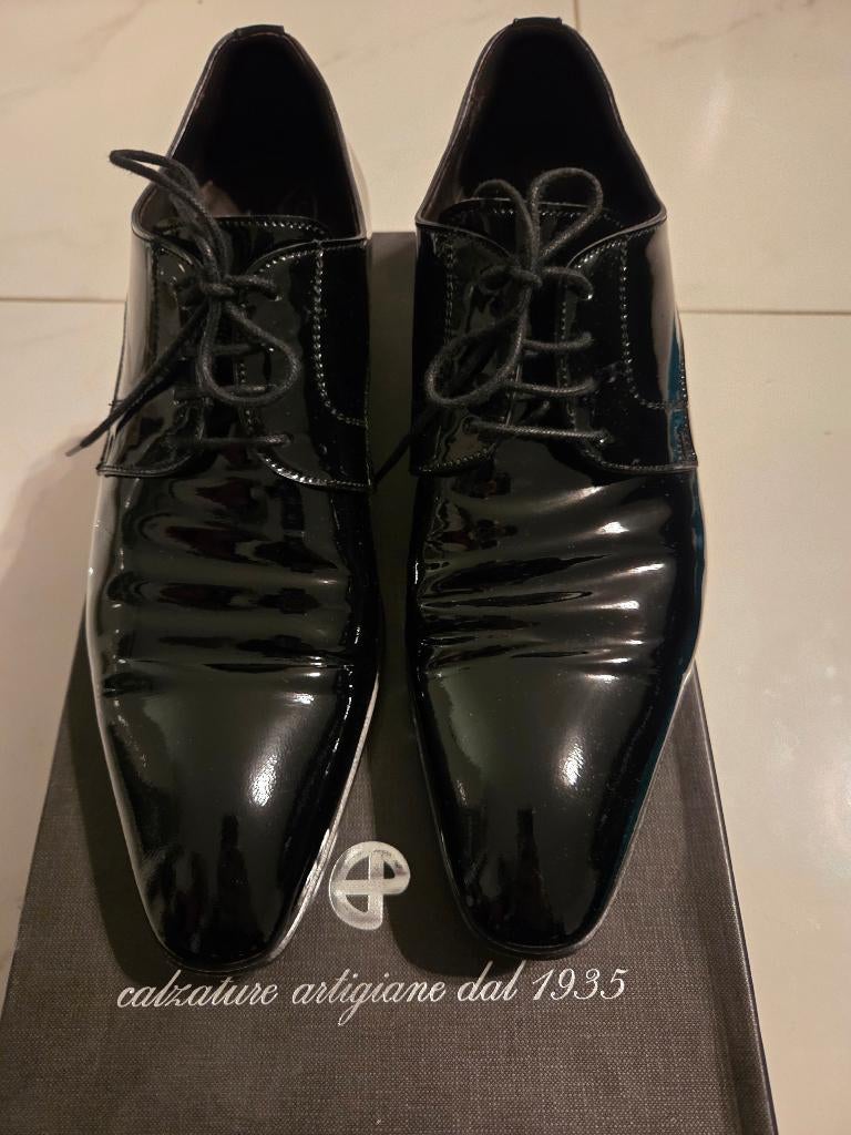 Lakschoenen Enrico piaceri  5 1/2, Enrico Piaceri, Zwart, Ophalen of Verzenden, Gedragen