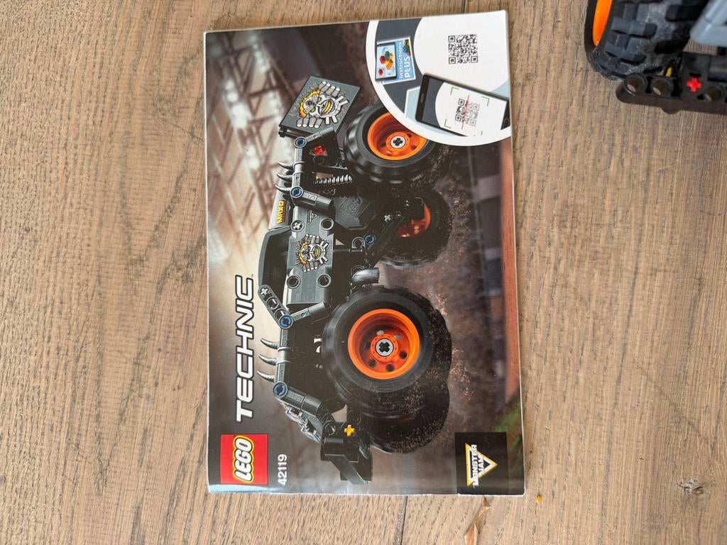 Lego Technic Monster Jam Max-D 42119, Gebruikt, Lego, Ophalen of Verzenden, Complete set