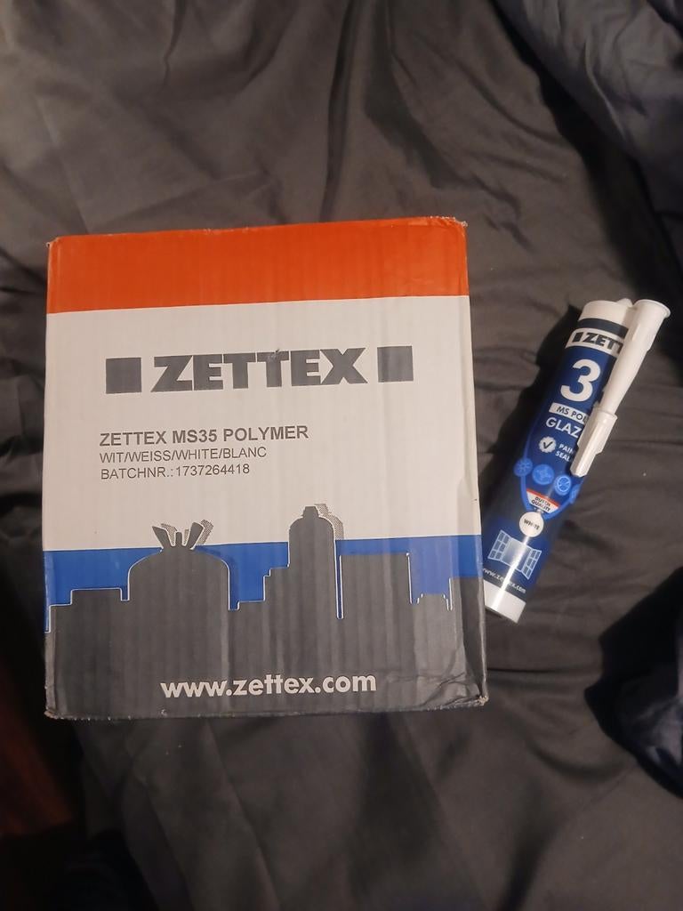 13 tubes kokers beglazingskit wit 35 ms polymer, Minder dan 4 cm, Overige materialen, Nieuw, Ophalen of Verzenden