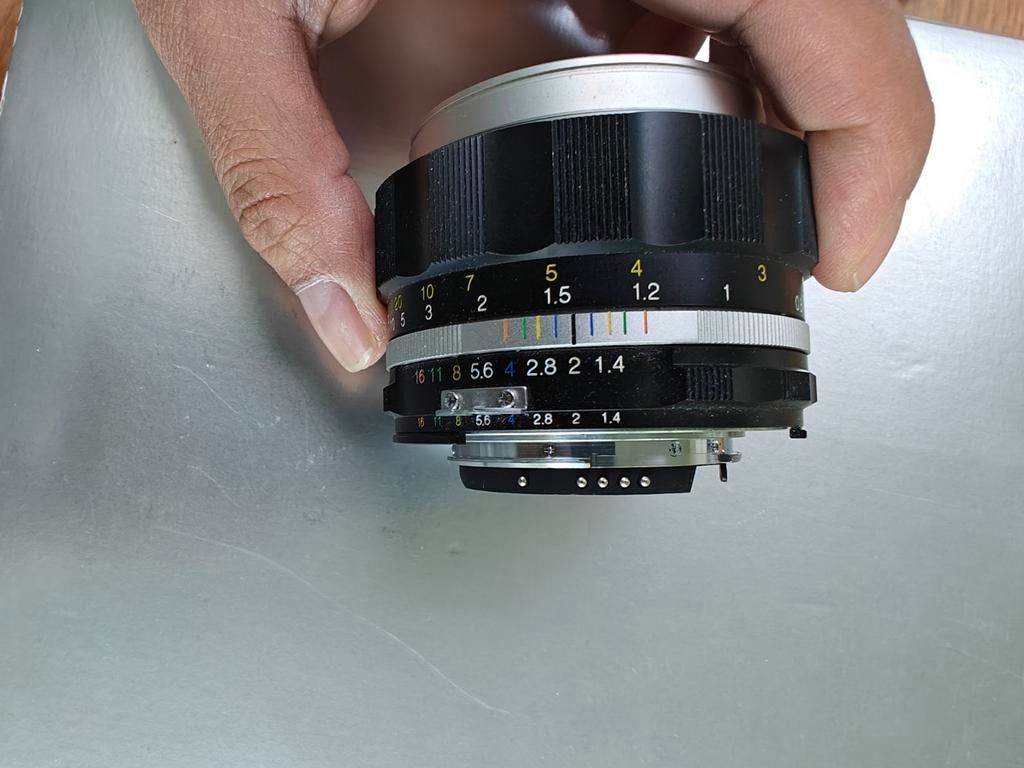 Voigtlander 58mm f/1.4 objectief voor Nikon F-mount, Ophalen of Verzenden, Gebruikt, Standaardlens