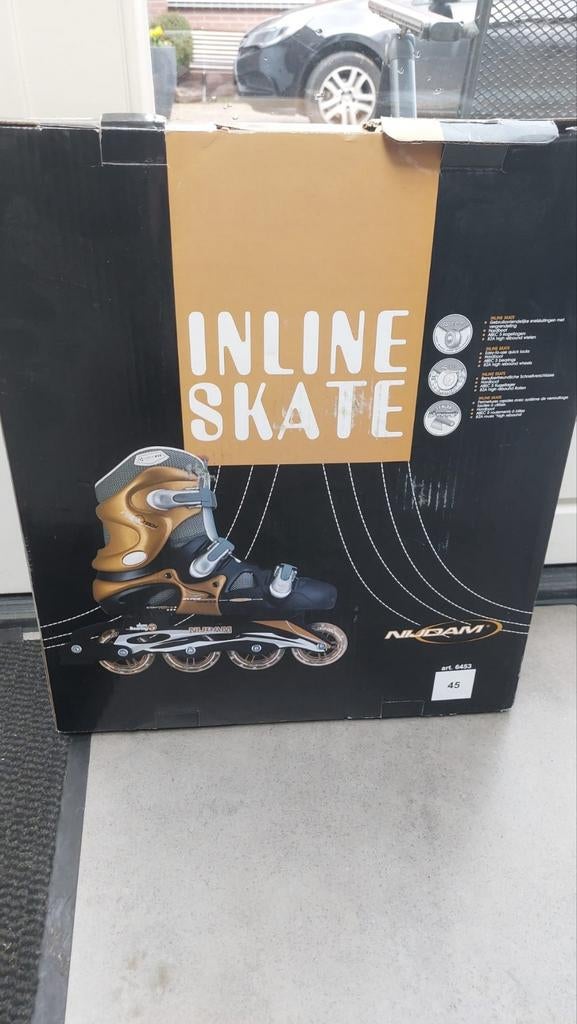 Nieuwe NIJDAM Inline Skates - Maat 45, Overige merken, Heren, Nieuw, Ophalen of Verzenden