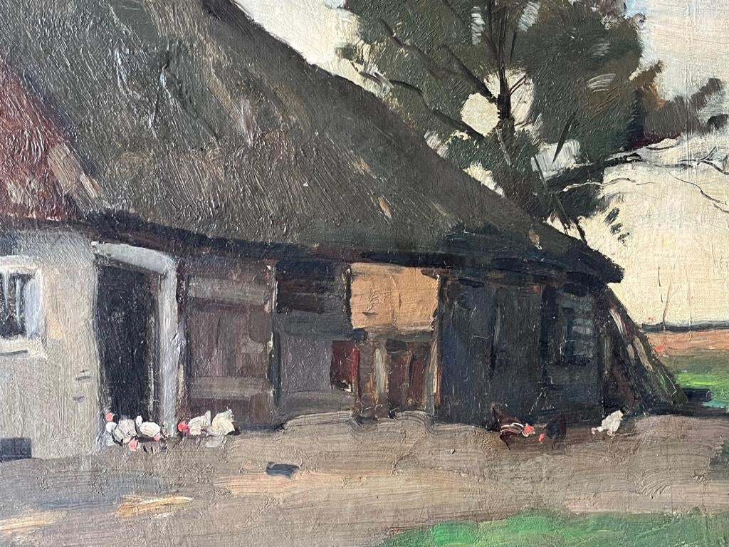 Cor Noltee, boerenerf met kippen, Ophalen