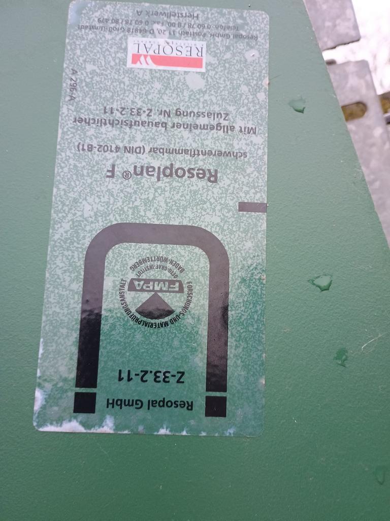 Trespa platen/delen - Groen en Antraciet, Ophalen, Minder dan 25 mm, Overige typen, Zo goed als nieuw