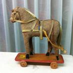 Antiek speelgoed paardje, Antiek en Kunst, Ophalen of Verzenden