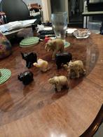 Set van 7 decoratieve olifantenbeeldjes, Ophalen of Verzenden