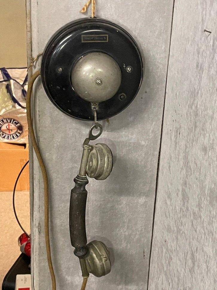 Oude antieke telefoon 1920s Standard Electrica, intercom, Telecommunicatie, Vaste telefoons | Niet Draadloos, Gebruikt, Bakeliet