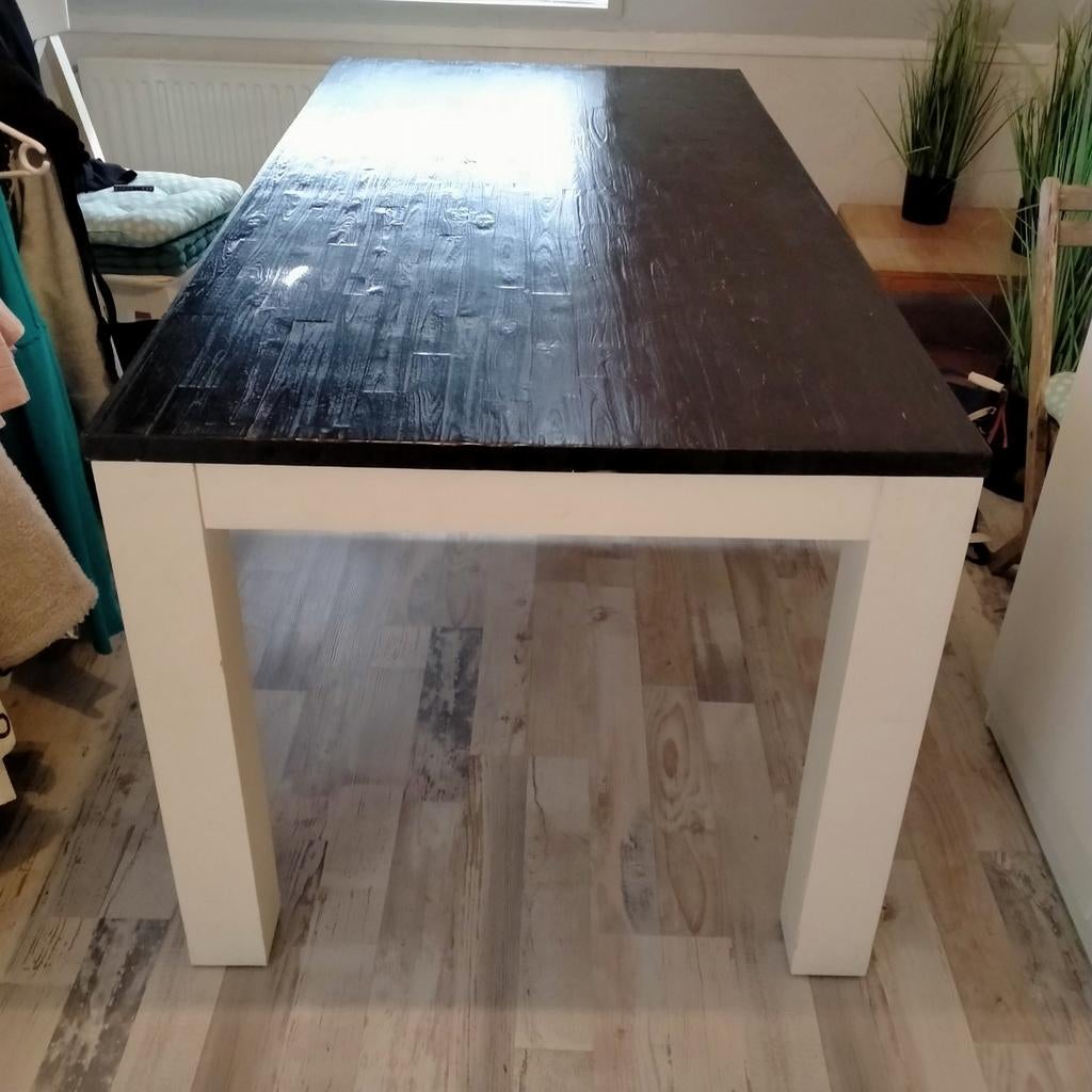 Eettafel, Huis en Inrichting, Tafels | Eettafels, Ophalen, Gebruikt, 50 tot 100 cm, 150 tot 200 cm