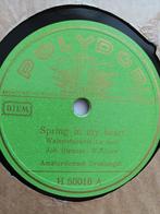 Amsterdamsch Draaiorgel - Spring In My Heart  (78 Toeren), Ophalen of Verzenden, Zo goed als nieuw, 10 inch