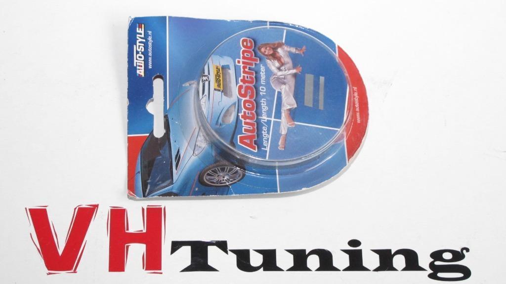 Autostyle SY C3509 Universele zelfklevende striping zilver, Ophalen of Verzenden, Nieuw