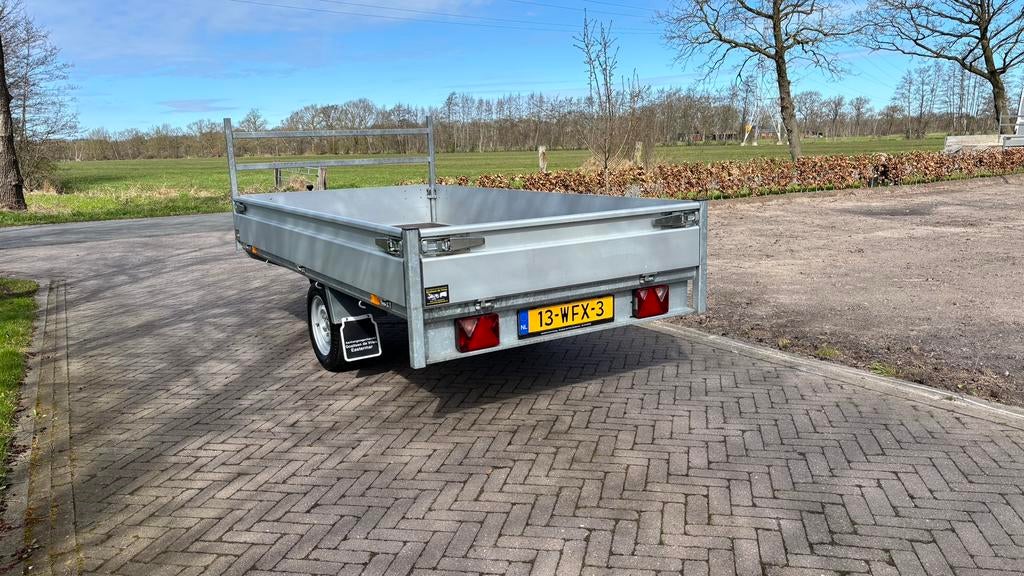 Henra enkelas plateauwagen, Ophalen, Zo goed als nieuw