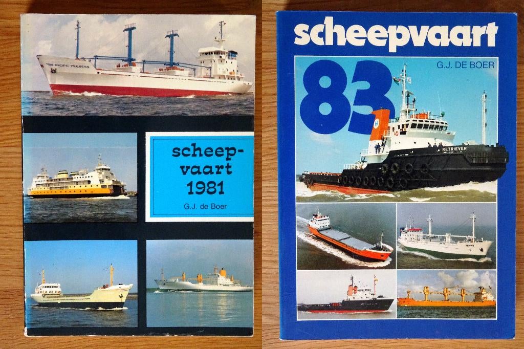 Scheepvaart 1981 en 1983, Boeken, Ophalen of Verzenden, Gelezen, G.J. de Boer
