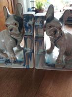 Goebel Art Deco Boekensteunen met Franse Bulldogs, Antiek en Kunst, Ophalen