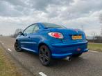 Peugeot 206CC 2.0 16v GTI - 2002 Blauw Nieuwe APK, Auto's, Voorwielaandrijving, 136 pk, Zwart, 4 cilinders