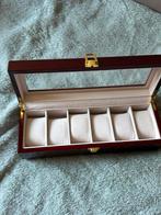 Mooie opberg doos voor horloge, Ophalen of Verzenden, Zo goed als nieuw, Zwart