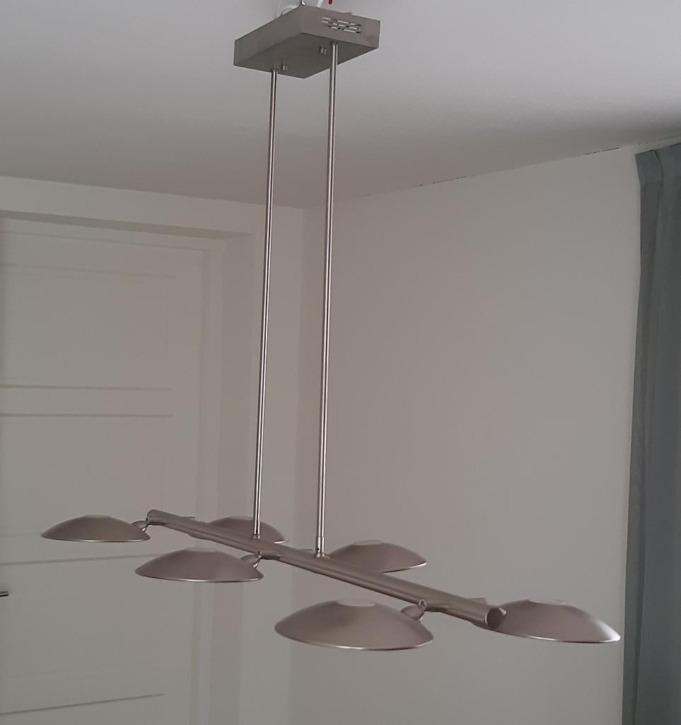 RVS hanglamp van Steinhauer, Ophalen, Gebruikt, Stijlvolle RVS lamp, Metaal