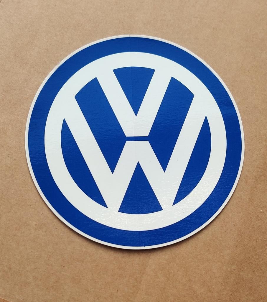 Volkswagen vintage logo sticker, Auto diversen, Autostickers, Ophalen of Verzenden