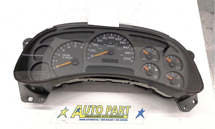 Chevrolet Avalanche dashboard klok 2003-2005, Auto-onderdelen, Dashboard en Schakelaars, Amerikaanse onderdelen, Chevrolet, Gereviseerd