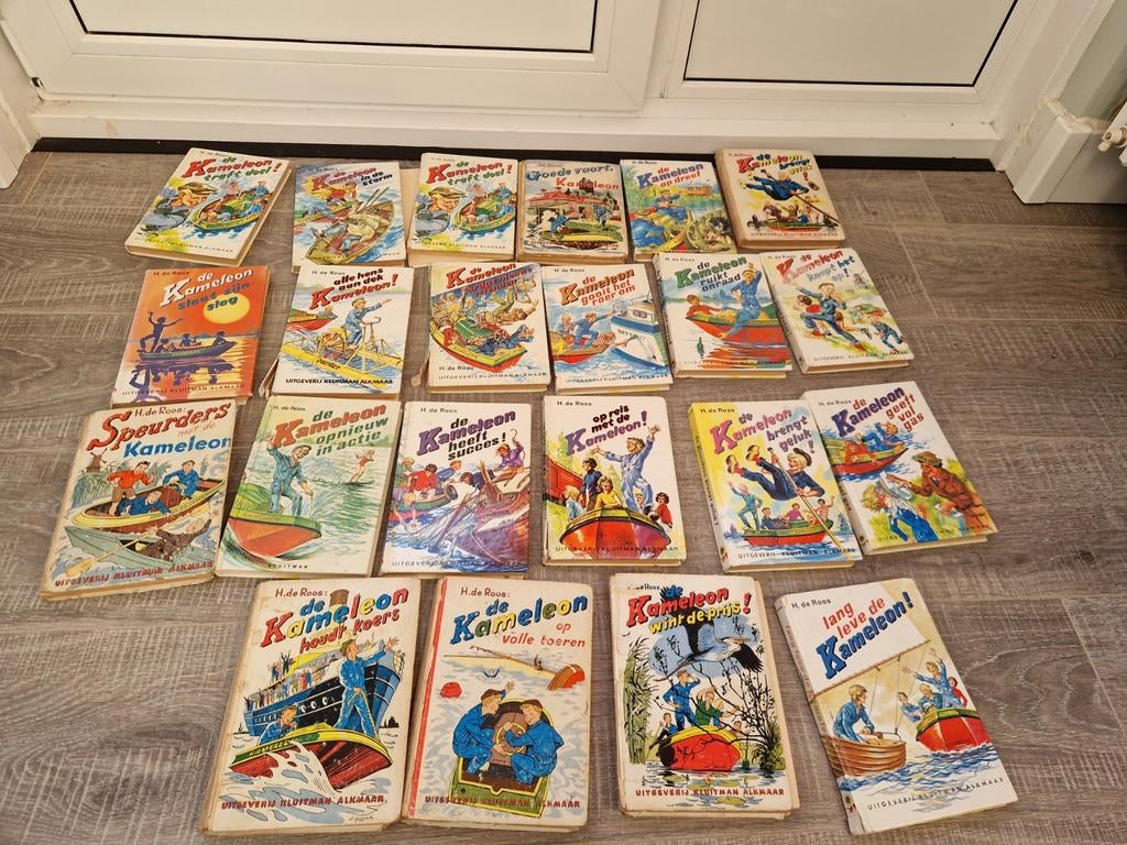 22 Kameleon boeken van H. de Roos - diverse drukken, Ophalen of Verzenden
