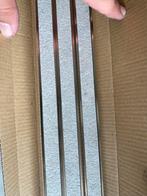 30 stuks SI02LB2 SILVER GR.BEIGE LIST.BCD BRONZO 2X120cm, Doe-het-zelf en Verbouw, Ophalen, 60 cm of meer, Nieuw, Minder dan 20 cm