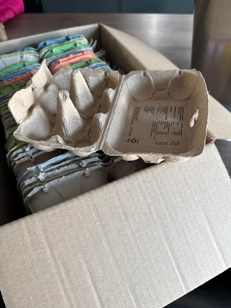 Eierdozen voor 6 eieren vanaf 35 stuks, Dieren en Toebehoren, Pluimvee | Toebehoren, Verzenden, Overige typen