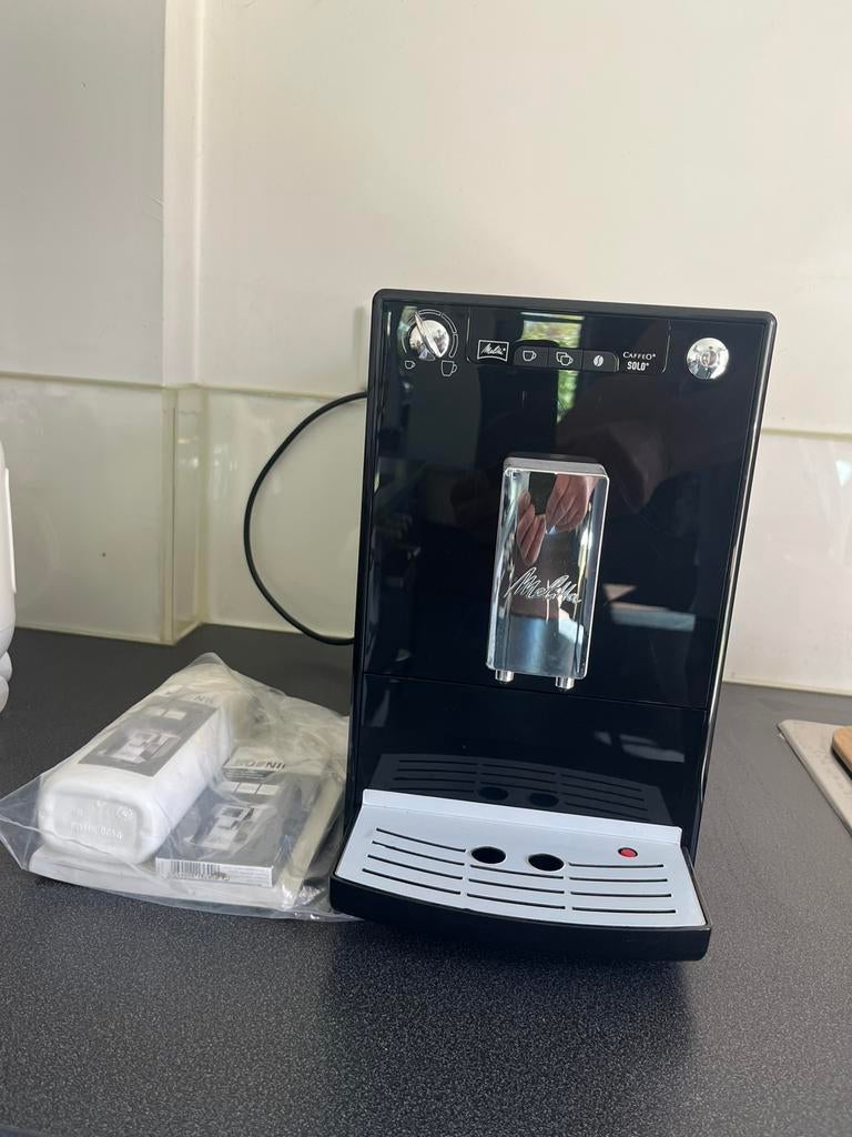 Melitta caffeo solo, Ophalen of Verzenden, Zo goed als nieuw, Espresso apparaat