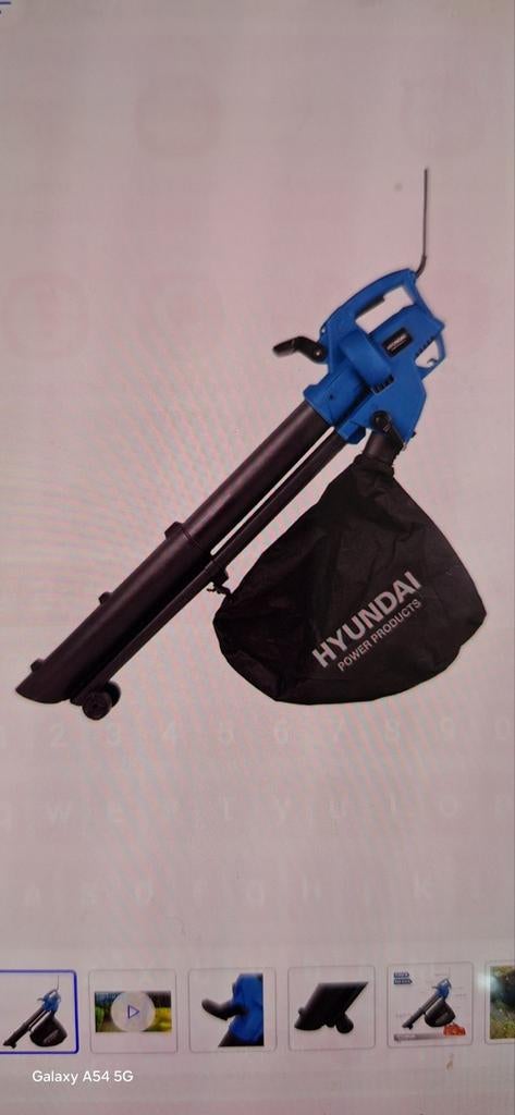 Hyundai Bladblazer/Bladzuiger 3000W - Zo goed als nieuw, Ophalen