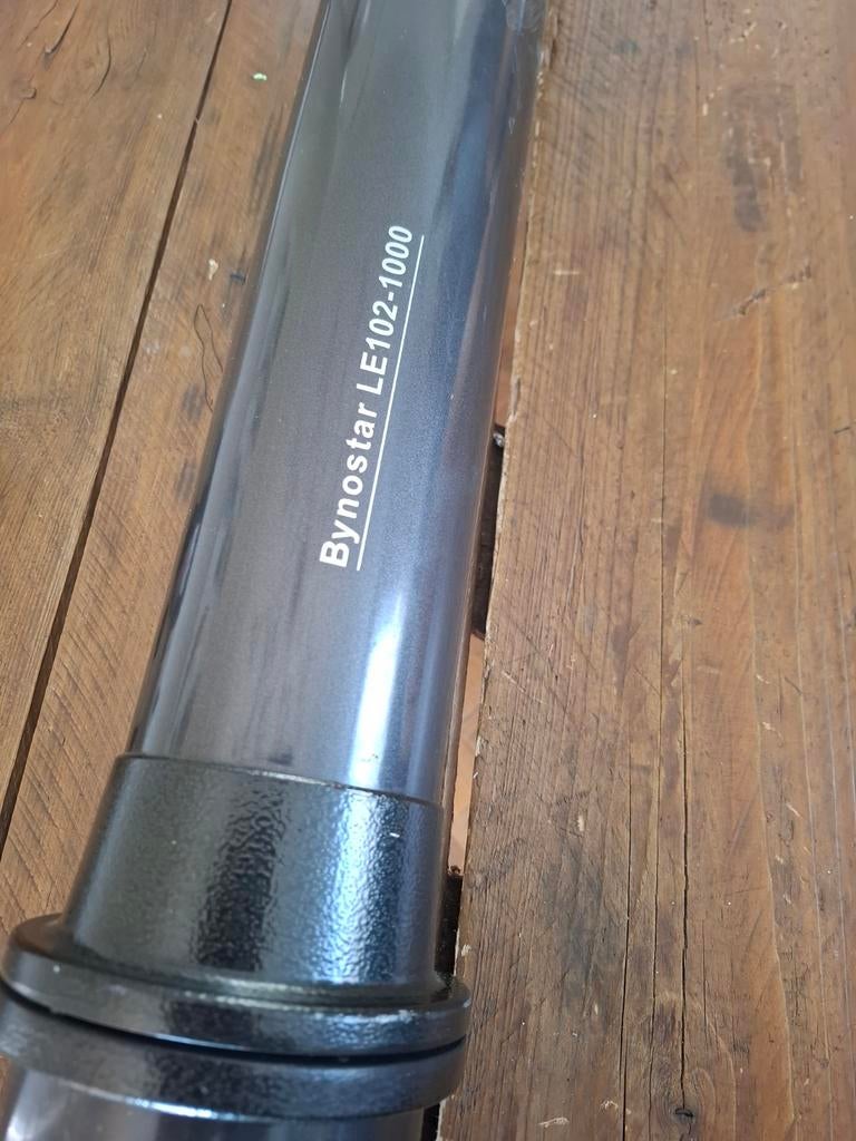 Bynostar EL102 1000 Telescoop met Zenithprisma en Zoeker, Ophalen of Verzenden, Gebruikt, 80 tot 200 mm, Lenzentelescoop (refractor)