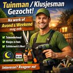 GEZOCHT Tuinman/ klusjesman voor onderhoud tuin en huis, Diensten en Vakmensen, Tuinmannen en Stratenmakers, Tuinonderhoud of Snoeiwerk