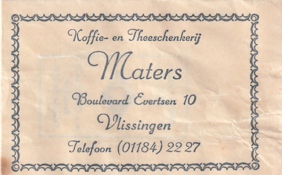 suikerzakje #237 : Maters Vlissingen, Verzenden, Nederland