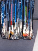 Schmink penseel etui met penselen, Ophalen of Verzenden, Gebruikt, Penseel of Kwast