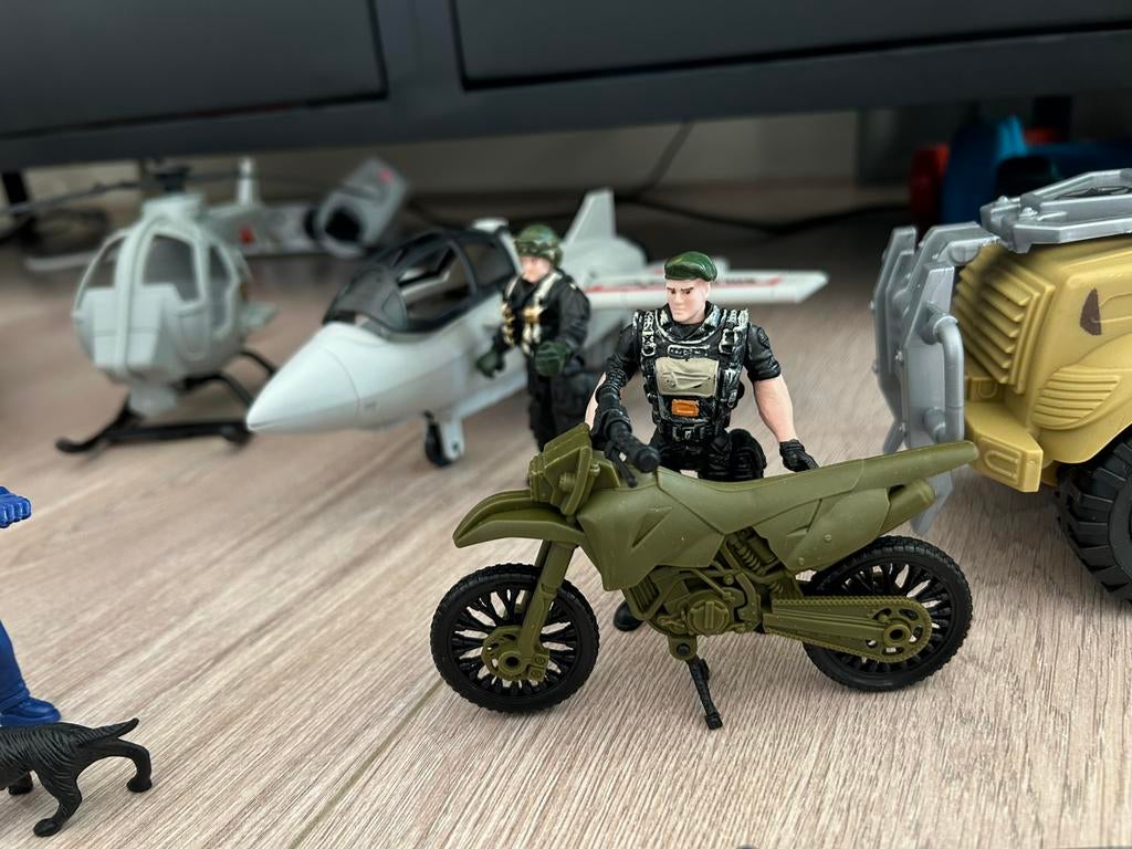 Legervoertuigen speelset, Ophalen of Verzenden, Zo goed als nieuw