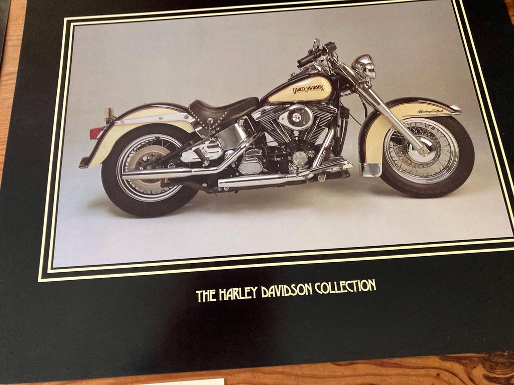 Harley Davidson Collectie Prints - Vintage Motoren, Ophalen of Verzenden, Zo goed als nieuw, Motoren