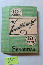 SIGAREN DOOSJE  nr 537 ZANDBLAADJES      NR 95, Verzamelen, Rookartikelen, Aanstekers en Luciferdoosjes, Ophalen of Verzenden