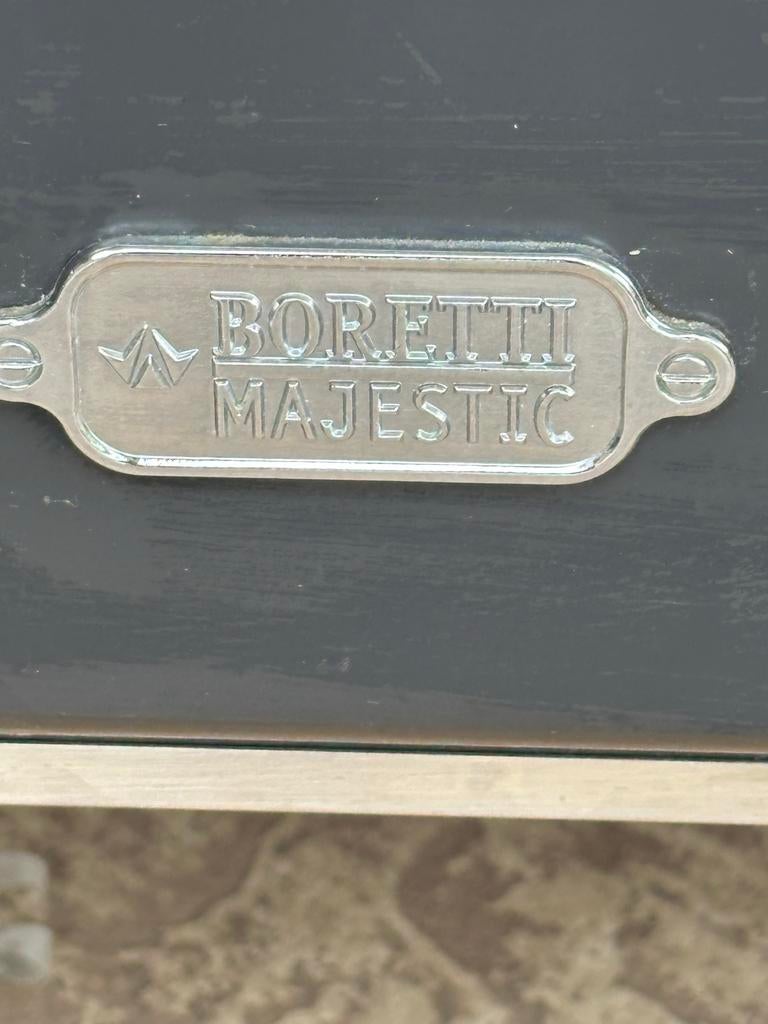 Boretti Majestic Fornuis - Inductie, Dubbele Oven, Zwart, Witgoed en Apparatuur, Gebruikt, Hete lucht, 60 cm of meer, Keramisch